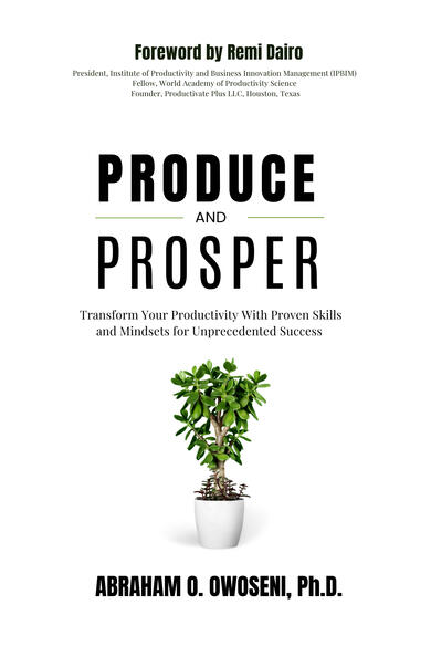 Produce and Prosper Book Cover Design
