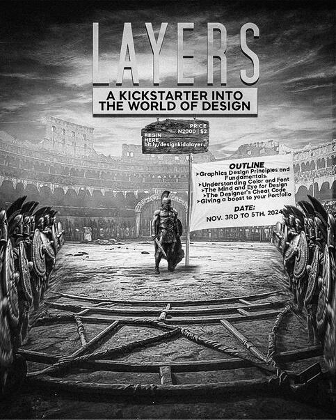 Publicity Poster for Layers Masterclass